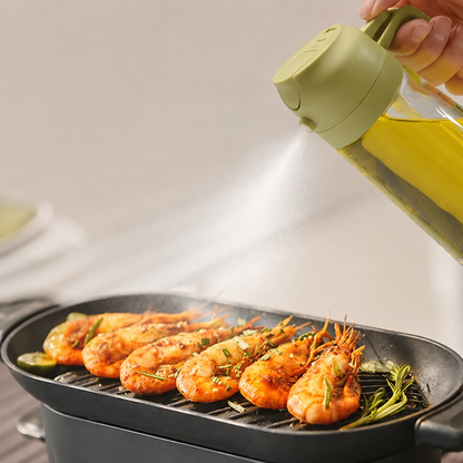 Dispensador Pulverizador de Aceite 2 en 1 para Cocina